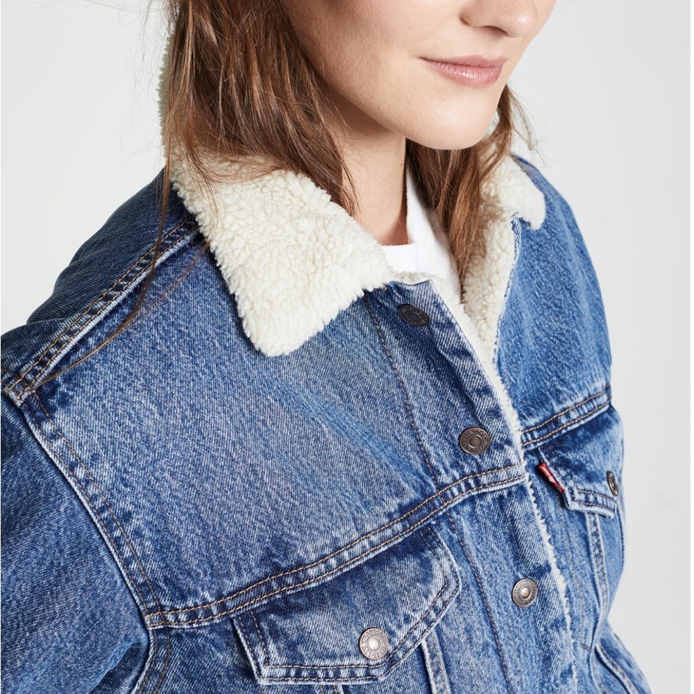 LEVIS SHERPA LINED JACKET - Picture 6 of 14